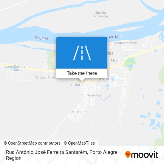 Rua Antônio José Ferreira Santarém map
