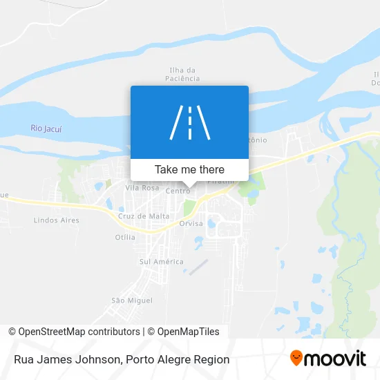 Rua James Johnson map