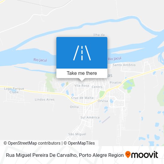 Rua Miguel Pereira De Carvalho map