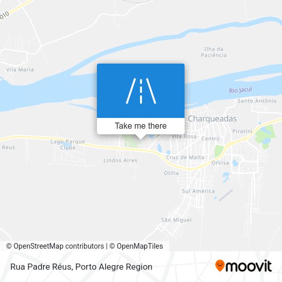 Rua Padre Réus map