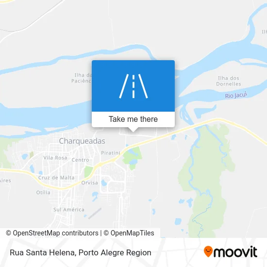 Rua Santa Helena map