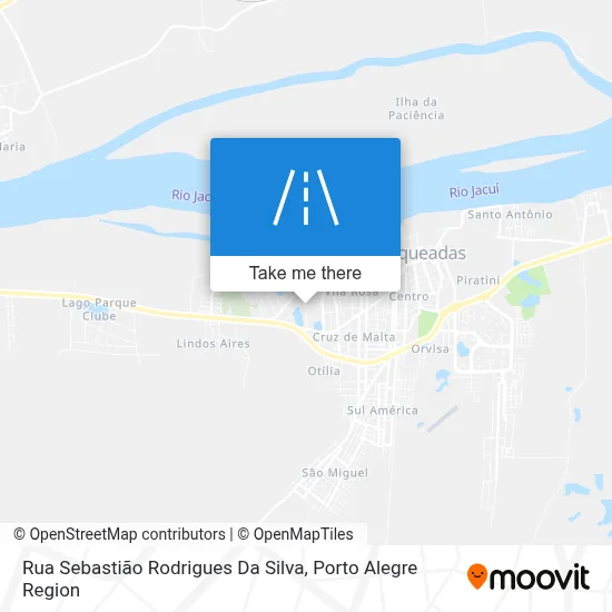 Rua Sebastião Rodrigues Da Silva map