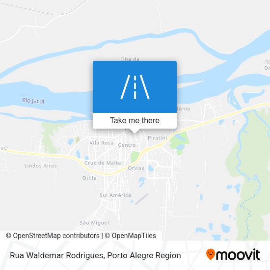 Rua Waldemar Rodrigues map
