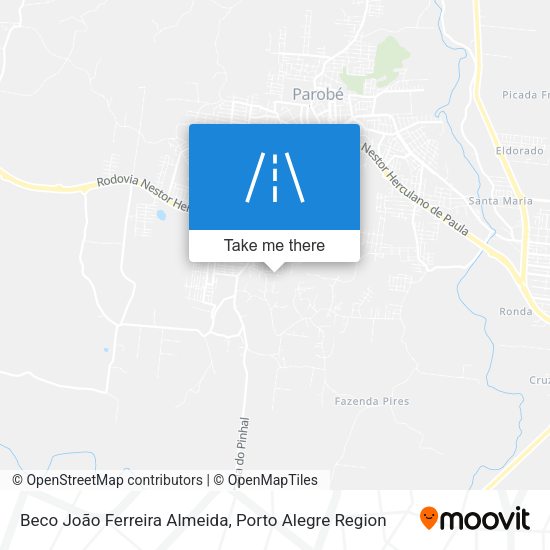 Beco João Ferreira Almeida map
