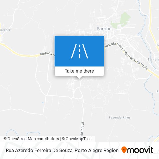Mapa Rua Azeredo Ferreira De Souza