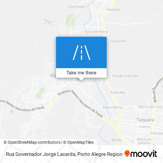 Mapa Rua Governador Jorge Lacerda