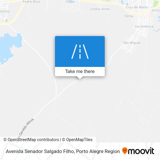 Avenida Senador Salgado Filho map