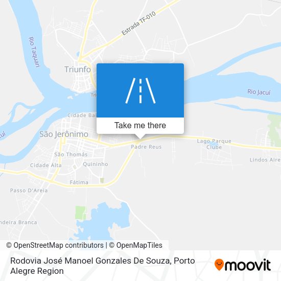 Rodovia José Manoel Gonzales De Souza map