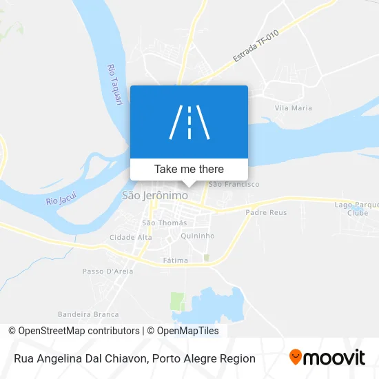 Rua Angelina Dal Chiavon map