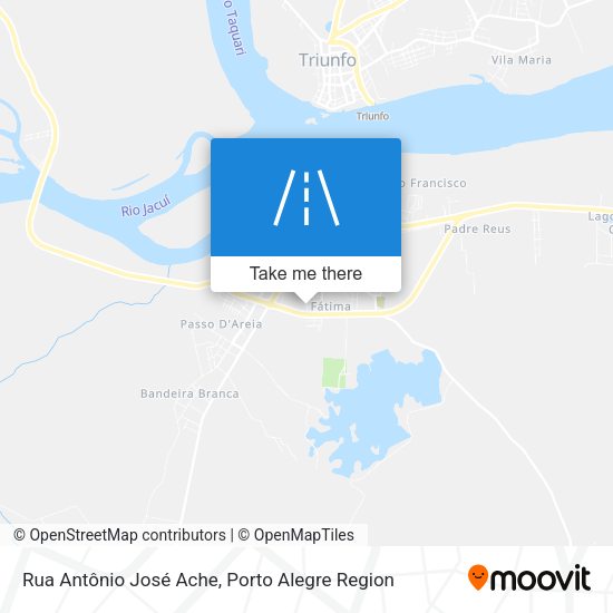 Rua Antônio José Ache map