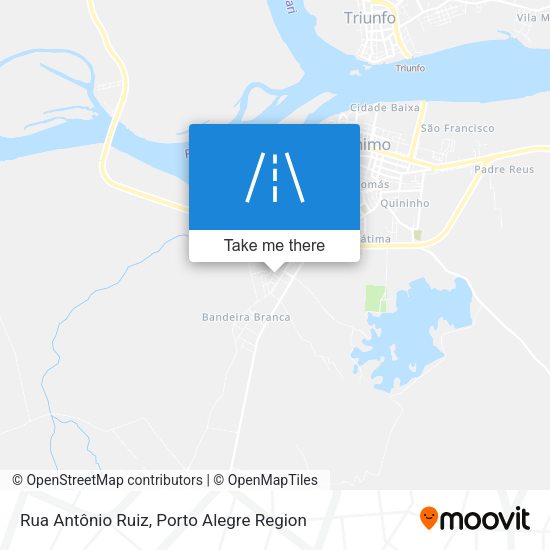 Rua Antônio Ruiz map