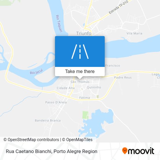Rua Caetano Bianchi map
