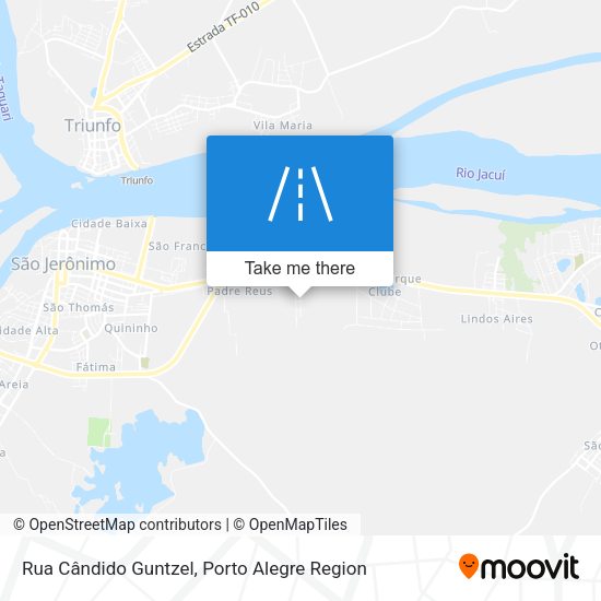 Rua Cândido Guntzel map