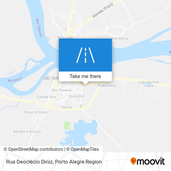 Rua Deoclécio Diniz map