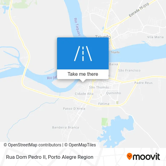 Rua Dom Pedro II map