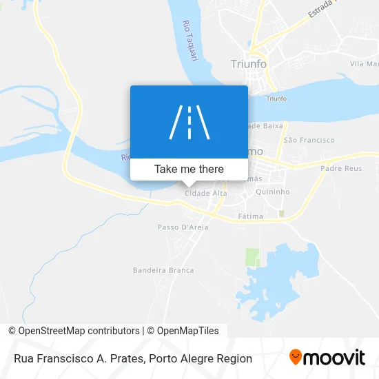 Rua Franscisco A. Prates map