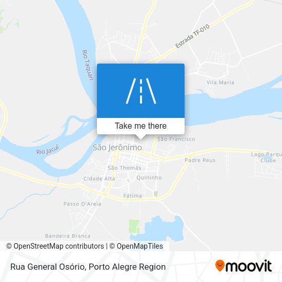 Rua General Osório map