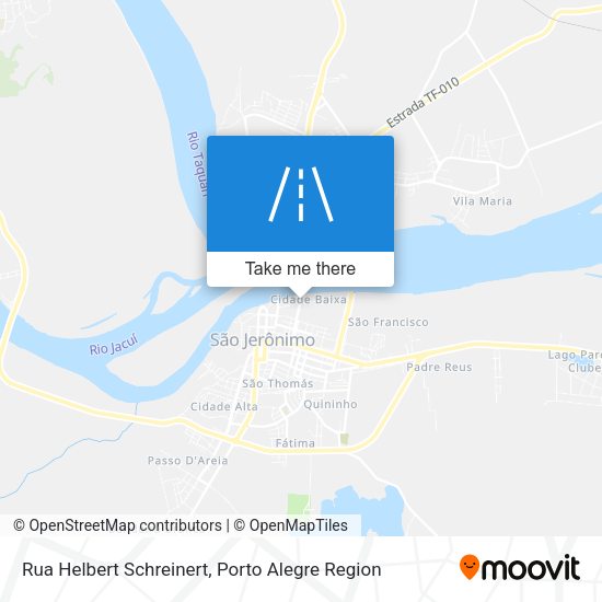 Rua Helbert Schreinert map