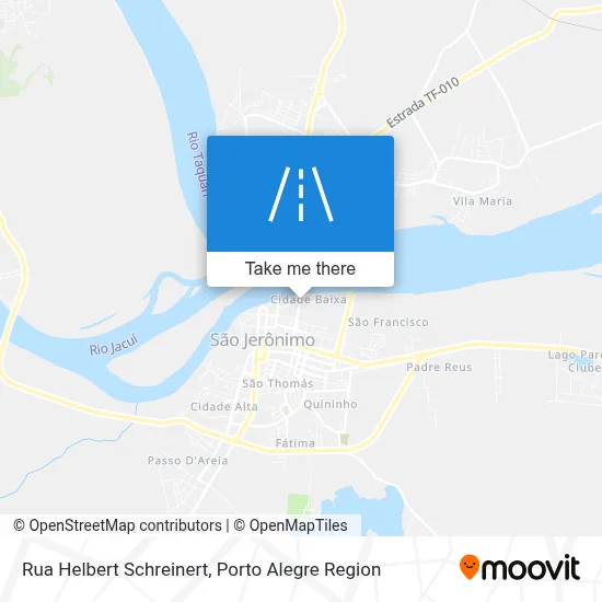 Rua Helbert Schreinert map