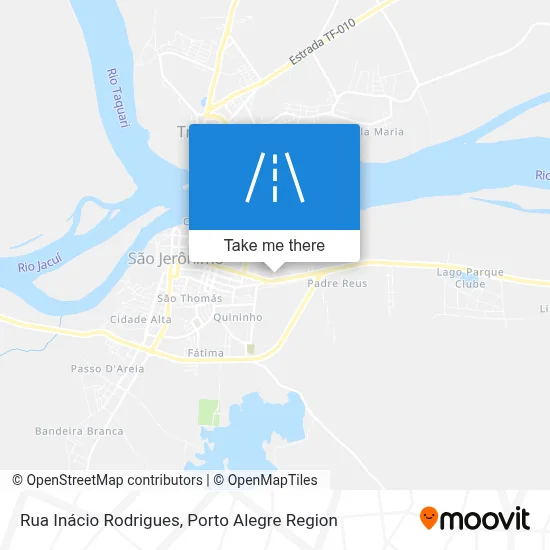 Rua Inácio Rodrigues map