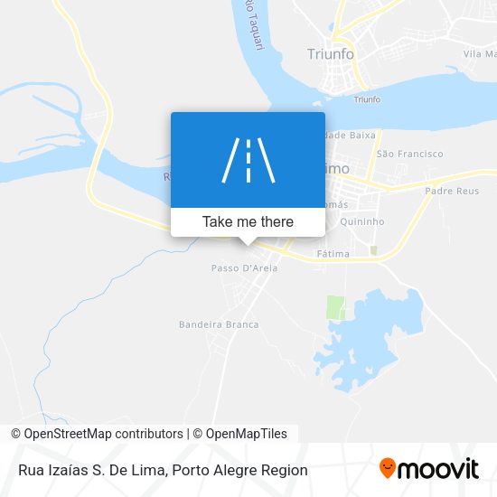 Rua Izaías S. De Lima map