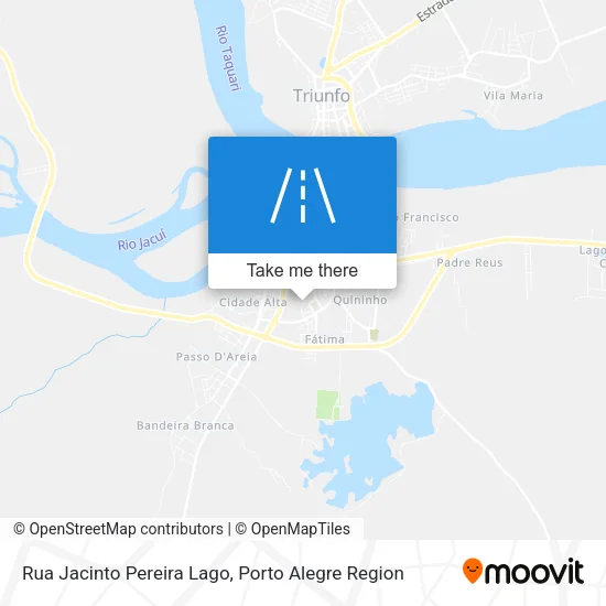 Rua Jacinto Pereira Lago map