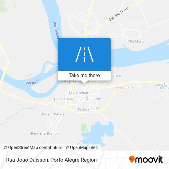 Rua João Daisson map