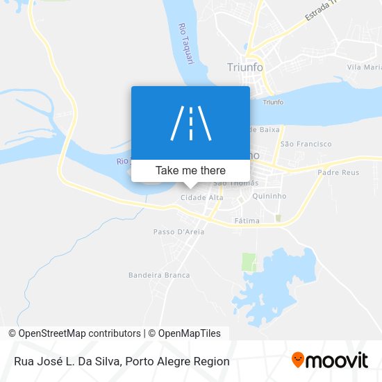 Rua José L. Da Silva map