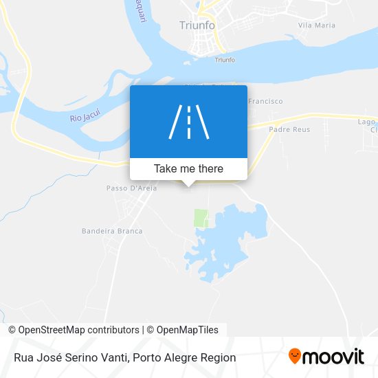 Rua José Serino Vanti map