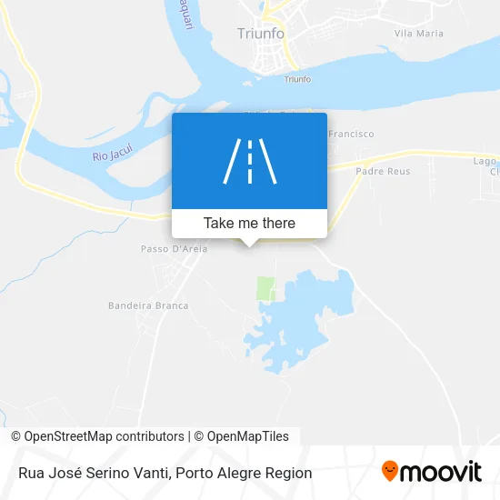 Rua José Serino Vanti map