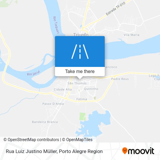 Rua Luiz Justino Müller map
