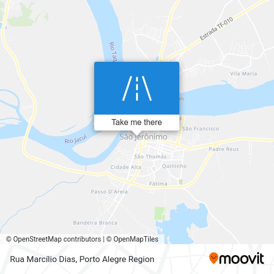 Rua Marcílio Dias map
