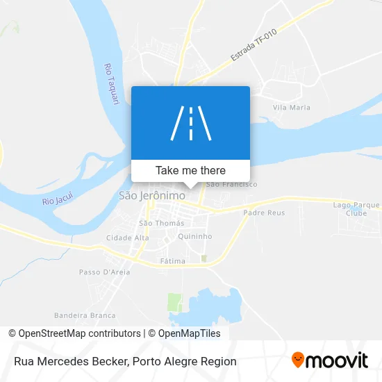 Rua Mercedes Becker map