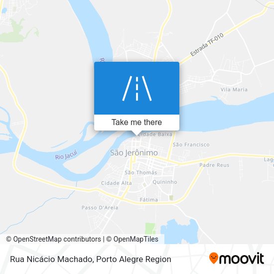 Rua Nicácio Machado map