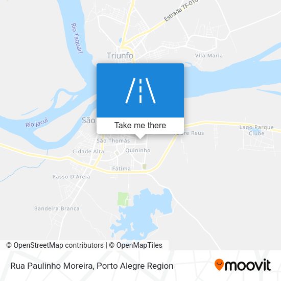 Rua Paulinho Moreira map