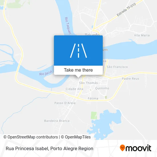 Rua Princesa Isabel map