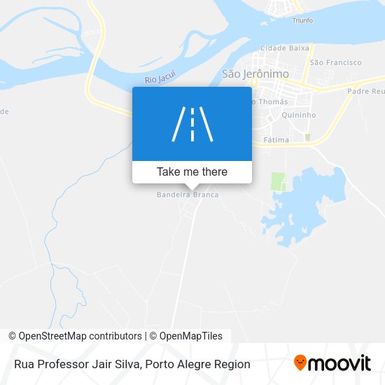 Rua Professor Jair Silva map