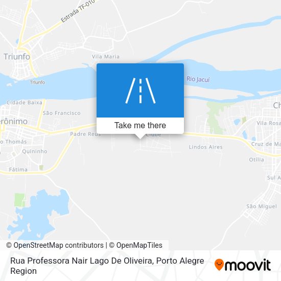 Rua Professora Nair Lago De Oliveira map