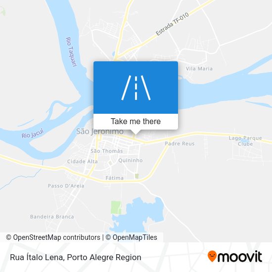 Rua Ítalo Lena map