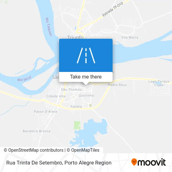 Rua Trinta De Setembro map