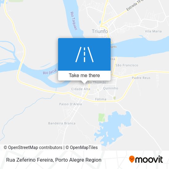 Rua Zeferino Fereira map