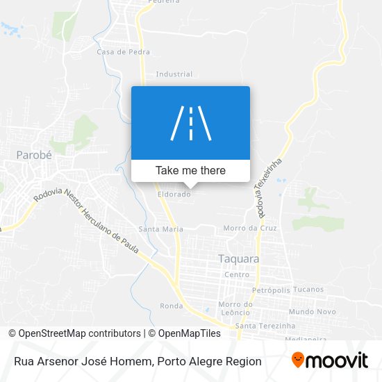Rua Arsenor José Homem map