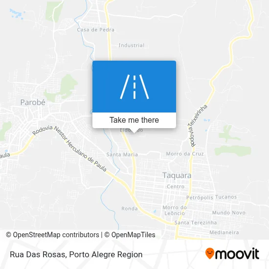 Rua Das Rosas map