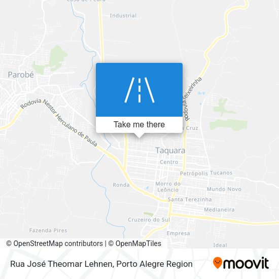 Rua José Theomar Lehnen map