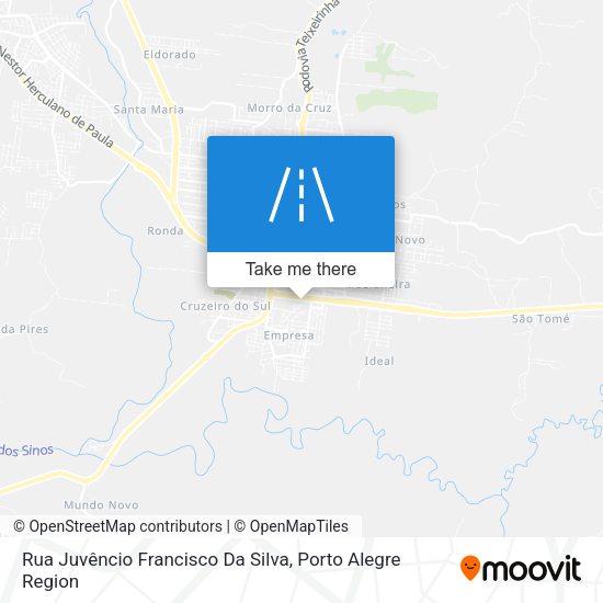Rua Juvêncio Francisco Da Silva map