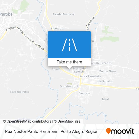 Rua Nestor Paulo Hartmann map