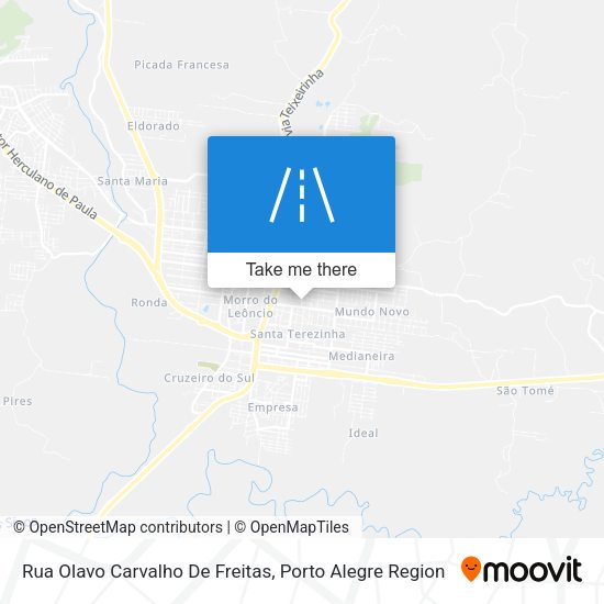 Rua Olavo Carvalho De Freitas map