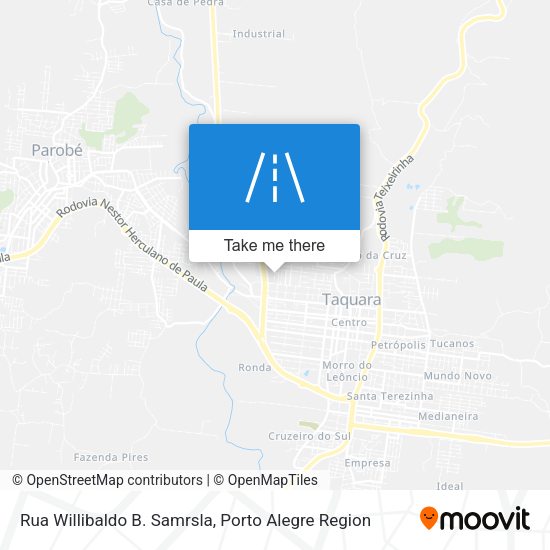 Rua Willibaldo B. Samrsla map