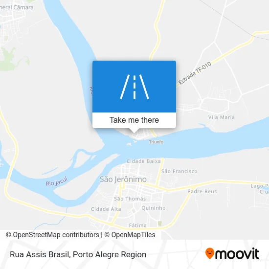 Rua Assis Brasil map
