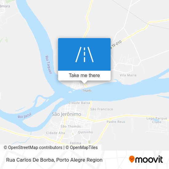 Rua Carlos De Borba map